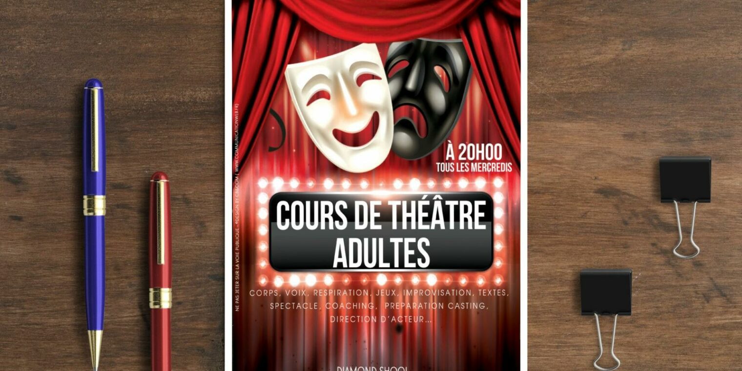 Création Flyer Cours de Théâtre